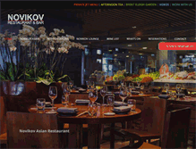 Tablet Screenshot of novikovrestaurant.co.uk
